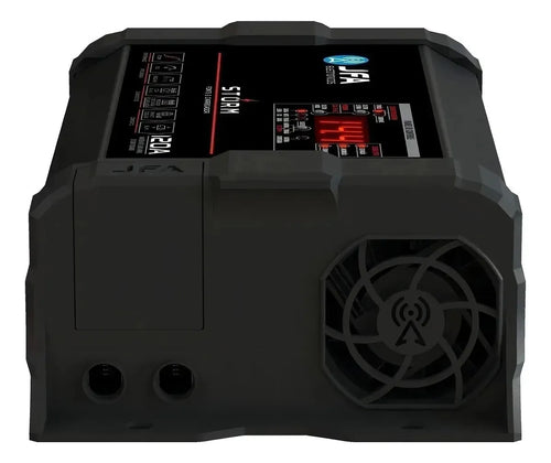 Imagem 4 de 4 de Fonte carregador automotiva JFA 120A STORM 1800W cor preto