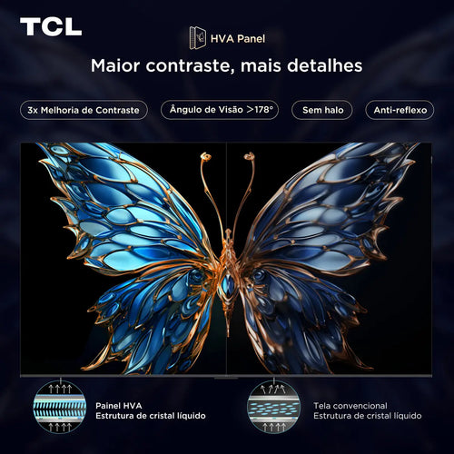 Imagem 7 de 10 de Smart TV TCL 50 Polegadas QLED 4K P7K WiFi Bluetooth Google TV HDR10+ Dolby Atmos Dolby Vision 50P7K