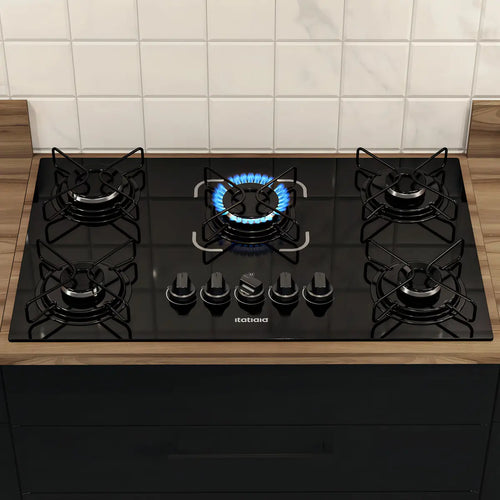 Imagem 4 de 5 de Cooktop Itatiaia Essencial 5 Bocas Preto