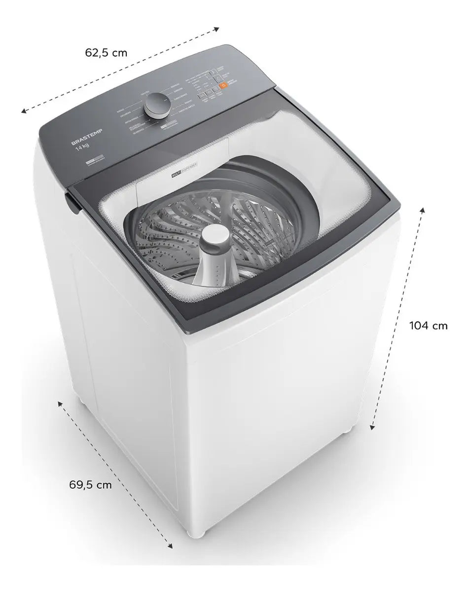 Máquina De Lavar Brastemp 14kg Branca Smart Sensor- Bwj14ab - Image 8