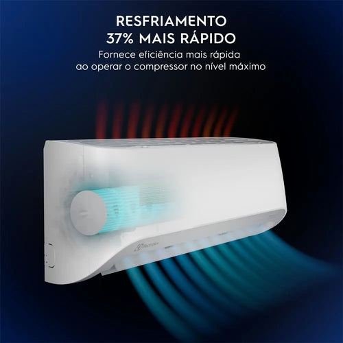 Imagem 9 de 9 de Ar-condicionado Electrolux Split Inverter 9.000 Btus Color Adapt Wi-Fi Só Frio Cor Branco