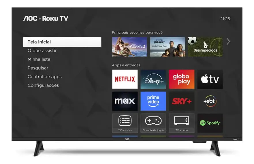 Smart Tv 43 Aoc Led Roku Full Hd Wi-fi 60hz Hdmi Usb 43s5155/78g - Image 2
