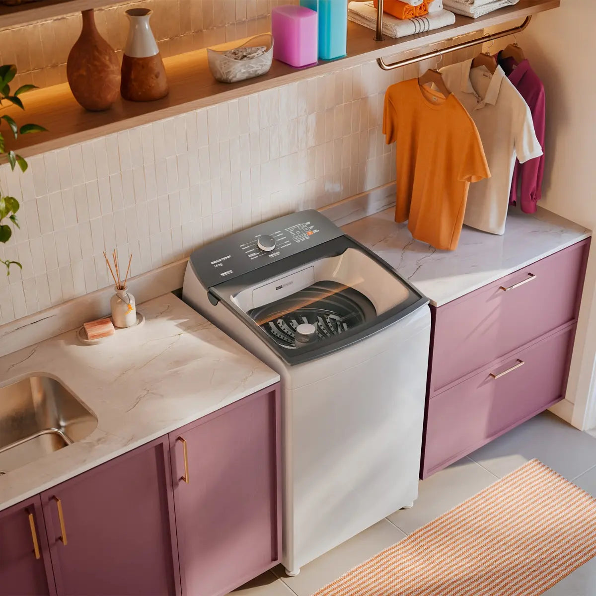 Máquina De Lavar Brastemp 14kg Branca Smart Sensor- Bwj14ab - Image 4