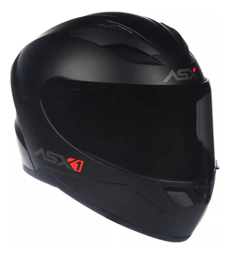 Imagem 6 de 9 de Capacete Moto Asx City Preto Fosco Lançamento - Promoção