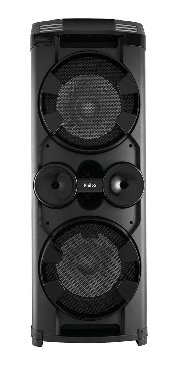 Caixa de Som Alto-falante Philco PCX20000 Bluetooth LED 1800W RMS Cor Preta - Image 2