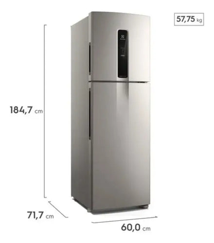Imagem 4 de 8 de Geladeira Electrolux Frost Free Inverter 410L Efficient com AutoSense Inox Look IF46S