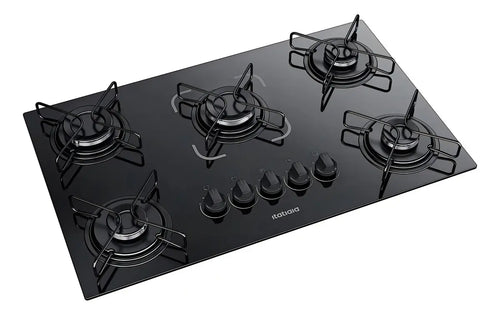 Imagem 5 de 5 de Cooktop Itatiaia Essencial 5 Bocas Preto