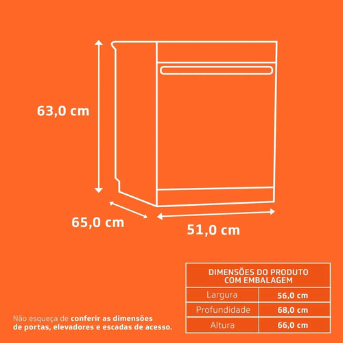 Imagem 6 de 6 de Lava-louças 8 Serviços Blf08bb Brastemp Cor Branco