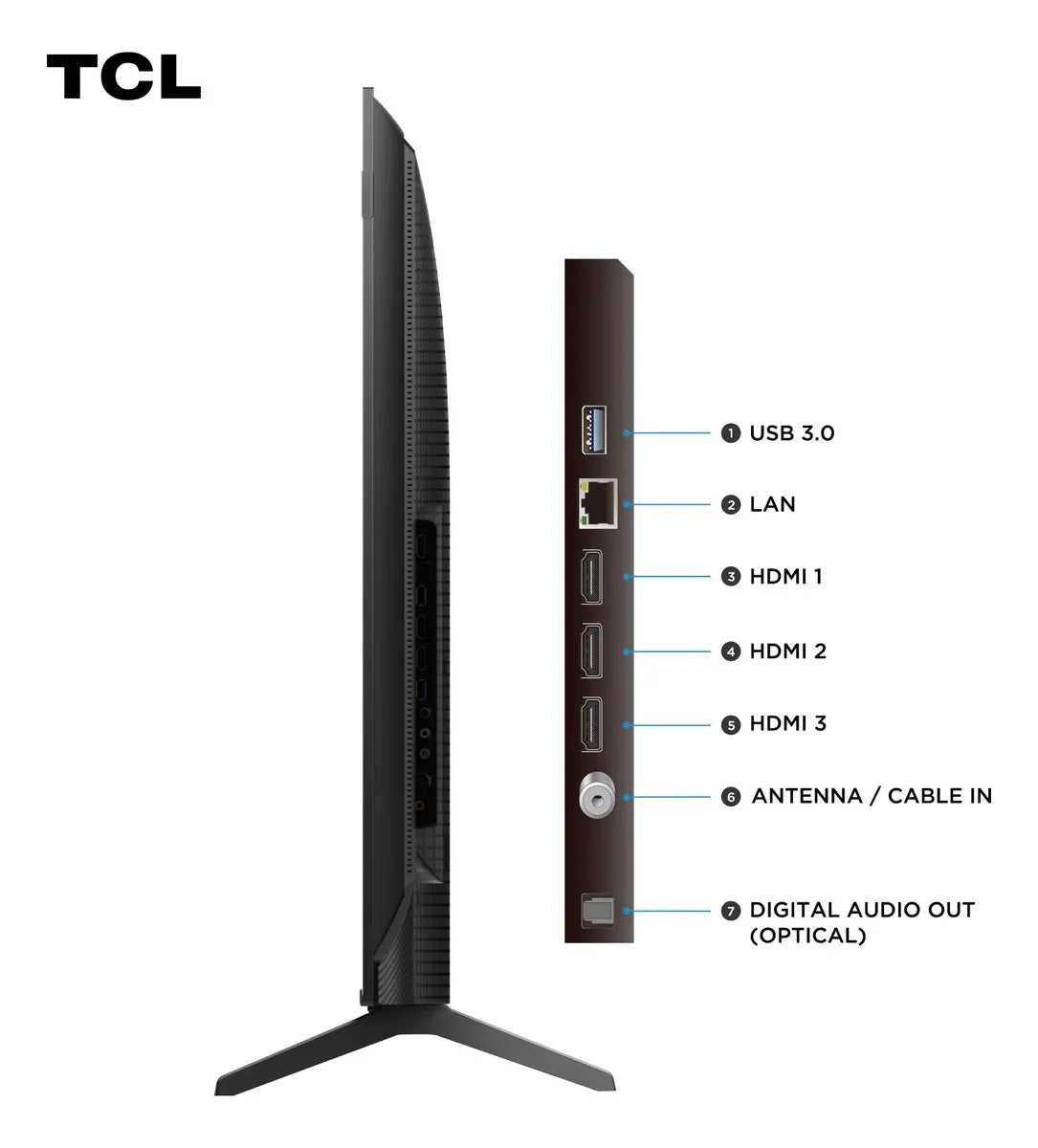 Smart TV TCL 50 Polegadas QLED 4K P7K WiFi Bluetooth Google TV HDR10+ Dolby Atmos Dolby Vision 50P7K - Image 10