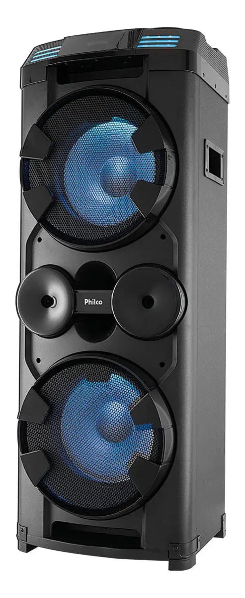 Caixa de Som Alto-falante Philco PCX20000 Bluetooth LED 1800W RMS Cor Preta - Image 1
