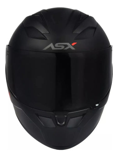 Imagem 4 de 9 de Capacete Moto Asx City Preto Fosco Lançamento - Promoção