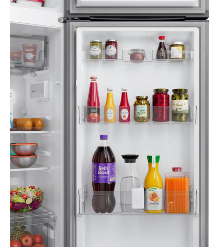 Imagem 2 de 10 de Geladeira Brastemp Frost Free Duplex Inox - Brm46mk Inox