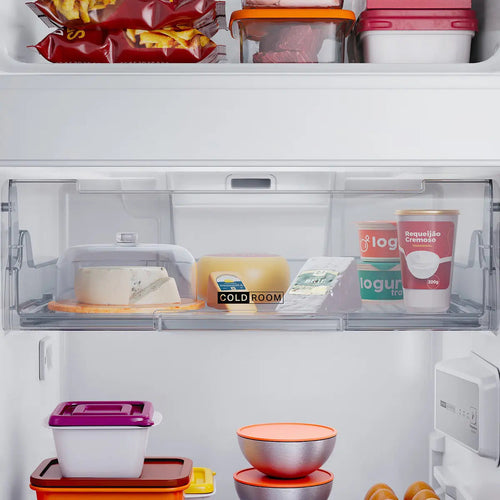 Imagem 3 de 10 de Geladeira Brastemp Frost Free Duplex Inox - Brm46mk Inox