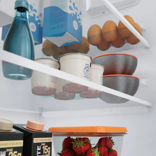 Imagem 7 de 10 de Geladeira Brastemp Frost Free Duplex Inox - Brm46mk Inox