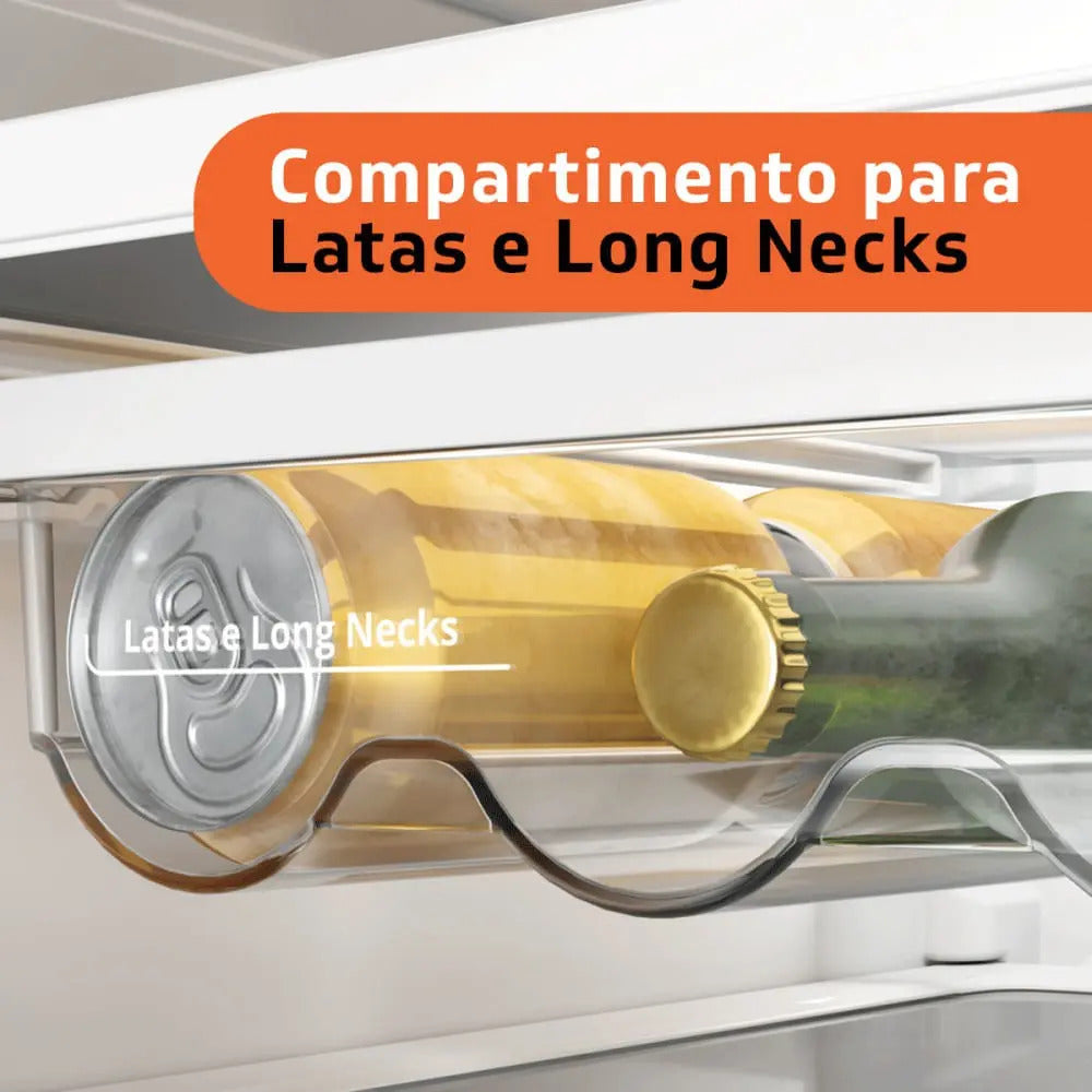 Geladeira Brastemp Frost Free Duplex BRM44HK 375 Litros Com Comparti Cor Inox - Image 2