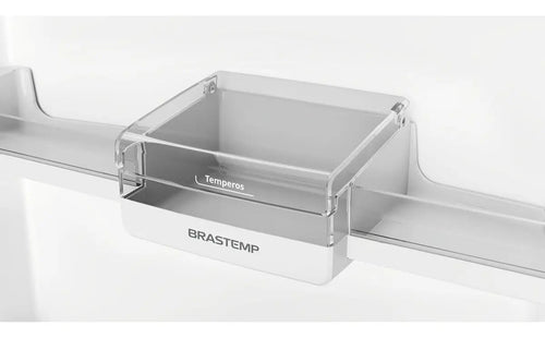 Imagem 4 de 9 de Geladeira Brastemp Frost Free Duplex BRM44HK 375 Litros Com Comparti Cor Inox